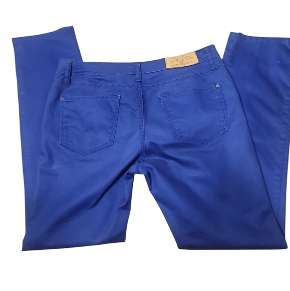 Zara Woman Premium Denim Wear Collection Royal Blue Jeans. 6 - Picture 15 of 16